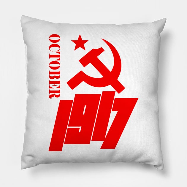 OCTOBER 1917 (RUSSIAN REVOLUTION) Pillow by impacteesstreetwear