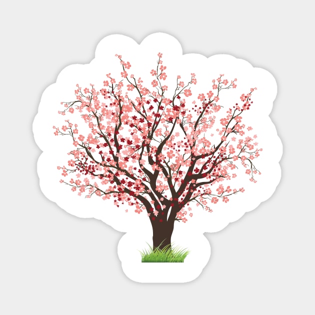 Blooming Tree Magnet by SWON Design