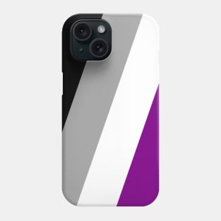 Proud Asexual Pride Flag (Proud LGBTQ+ Community Pride Flag) v2 Phone Case