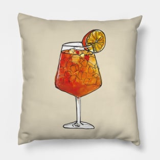 Aperol Spritz Pillow