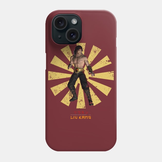 Liu Kang Retro Japanese Mortal Komba Phone Case by Nova5