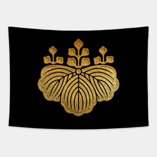 Gold Gosan no Kiri Kamon Tapestry