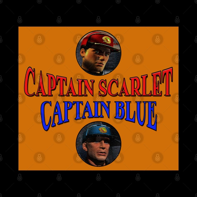 Captain Scarlet & Captain Blue by The Black Panther