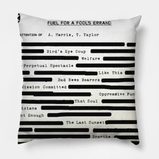 Redacted Pillow