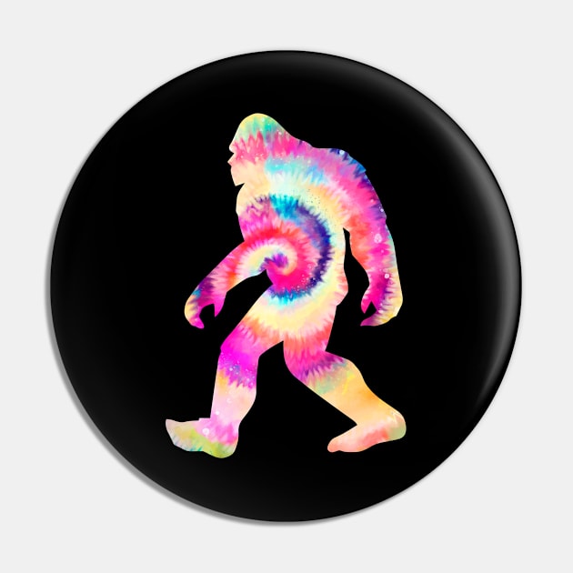 Bigfoot - Bigfoot Colorful Pin by Kudostees