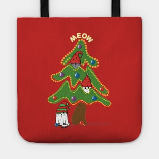 Meow - Christmas Tree Tote