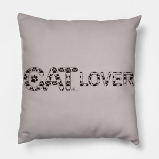 CAT Lover pawprint design Pillow