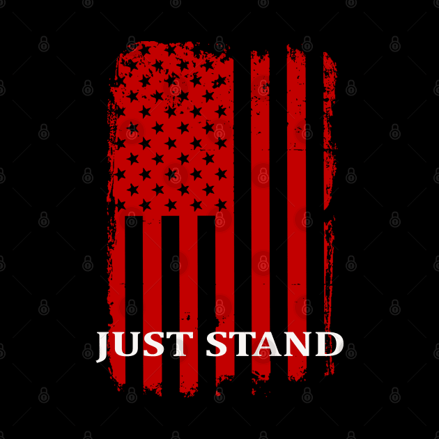 Just Stand American Flag by Capital Blue