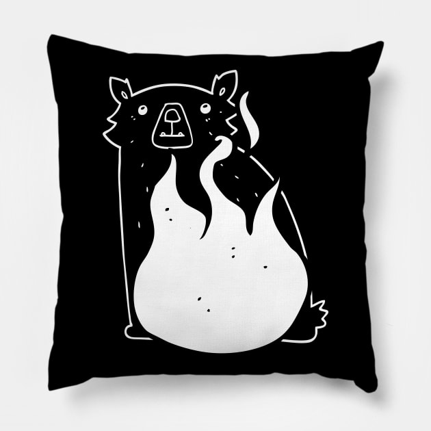 Midsommar Bear Pillow by nathalieaynie