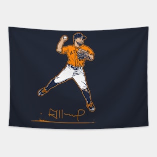 Jose Altuve Superstar Pose Tapestry