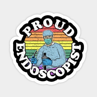 Retro LGBT Proud Endoscopist Endoscopy Magnet