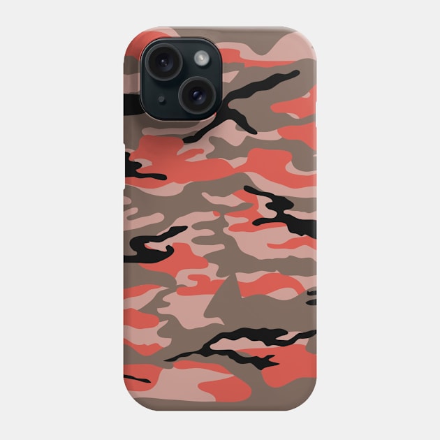 Camo Seamless Pattern Phone Case by aquariart