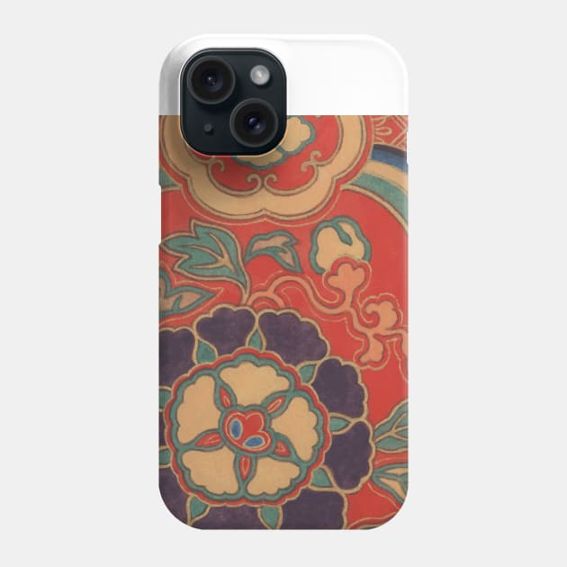 VINTAGE CHINESE BROCADE Pop Art Phone Case by BruceALMIGHTY Baker