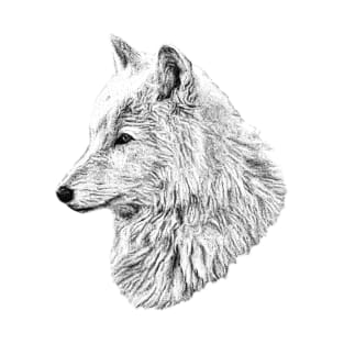 White wolf T-Shirt