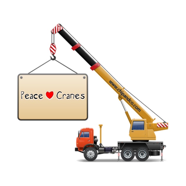 Peace Love Cranes by Chip and Company