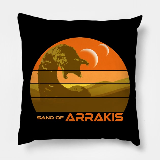 Sand Of Arrakis Pillow by BukaGaPakeLibur