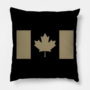 Canadian Flag - Hip Hop Gold Pillow