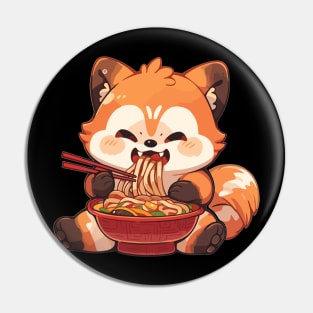 Ramen Red Panda Pin