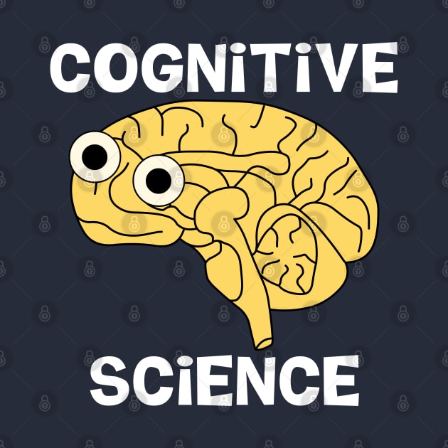 Cognitive Science Brain White Text by Barthol Graphics