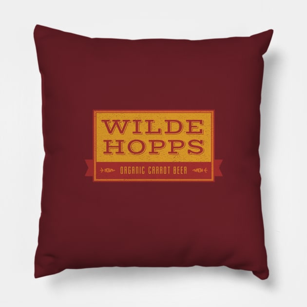 Wilde Hopps Organic Carrot Beer Pillow by Heyday Threads