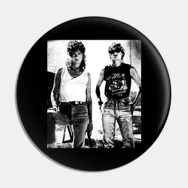 Thelma & Louise // Vintage Style Design Pin by Indanafebry