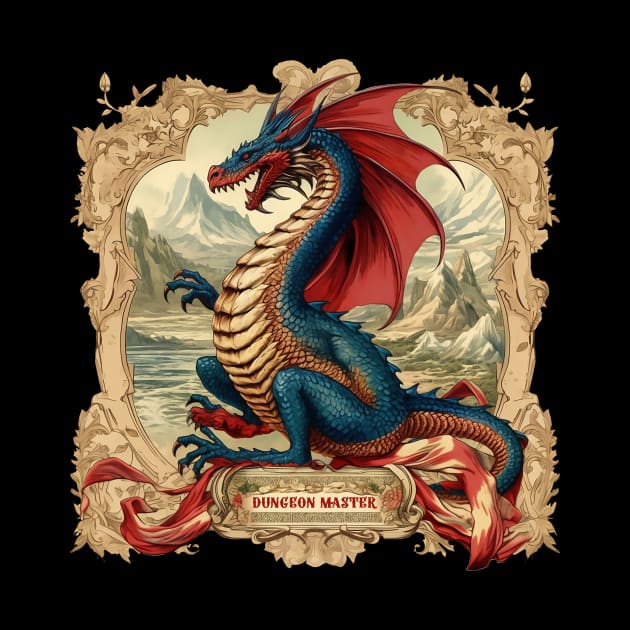 Dungeon Master Dragon by DavidLoblaw