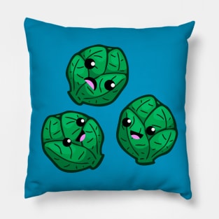 Kawaii Brussel Sprouts Pillow