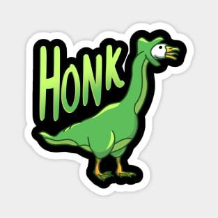 Honk Goose Dinosaur Honking Geese Farmer Pet Bird Lover Magnet