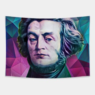 Adam Mickiewicz Abstract Portrait | Adam Mickiewicz Artwork 4 Tapestry