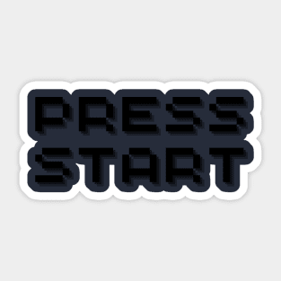 Press Play Button Sticker for Sale by Theresthisthing