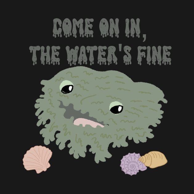 Come On In The Water's Fine Funny Tasselled Wobbegong by Alissa Carin