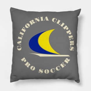 Defunct California Clippers NPSL Soccer 1967 Pillow