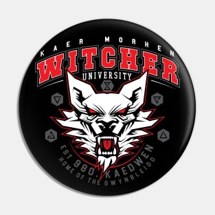 The Witcher University Pin