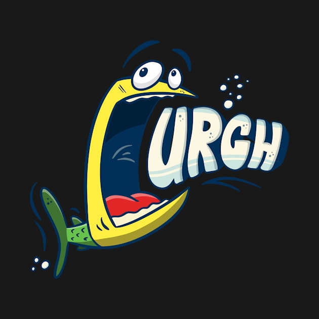 Choking Fish - Urgh by cartoonalarm