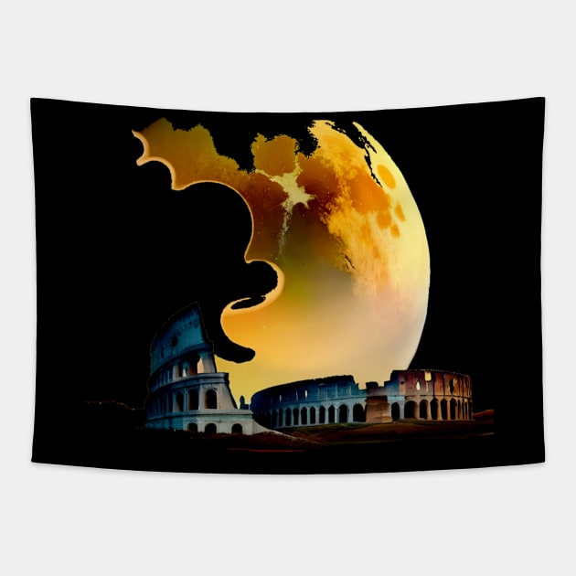 Colosseum Tapestry by sweetvision