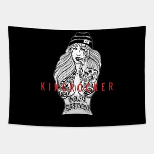 Never Surrender Tattoo Tapestry