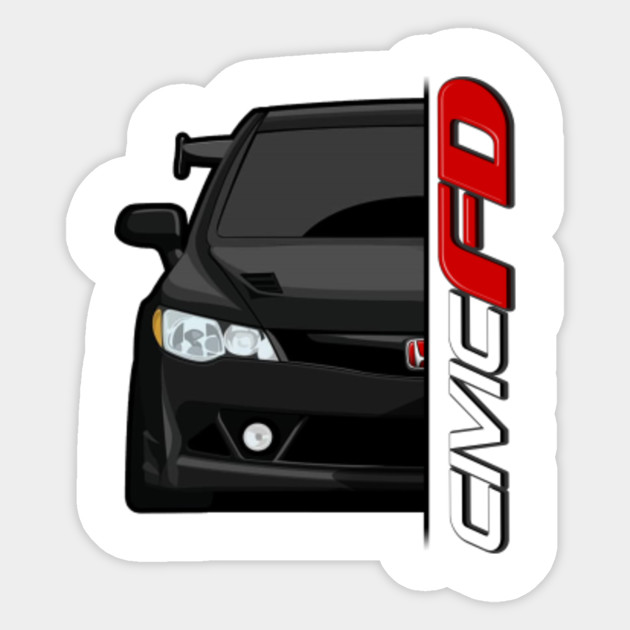 GENZO Civic FD Half (1) Sticker - Civic - Sticker