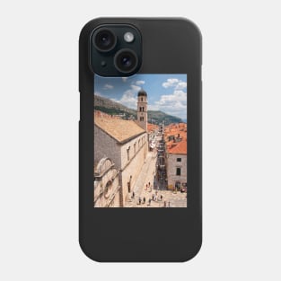 Strolling Up Stradun Phone Case