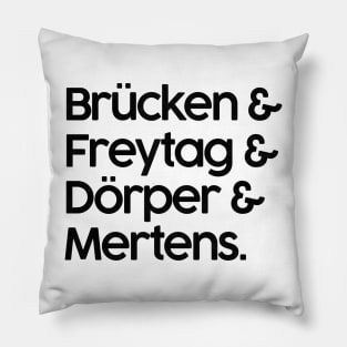 Propaganda ^ Band Names List Pillow