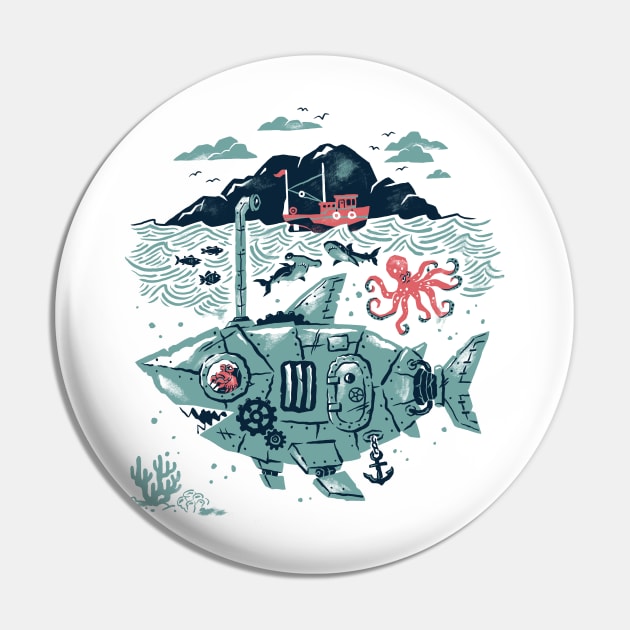 Crabby's Revenge Pin by CPdesign