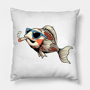 Smoking fish Pillow