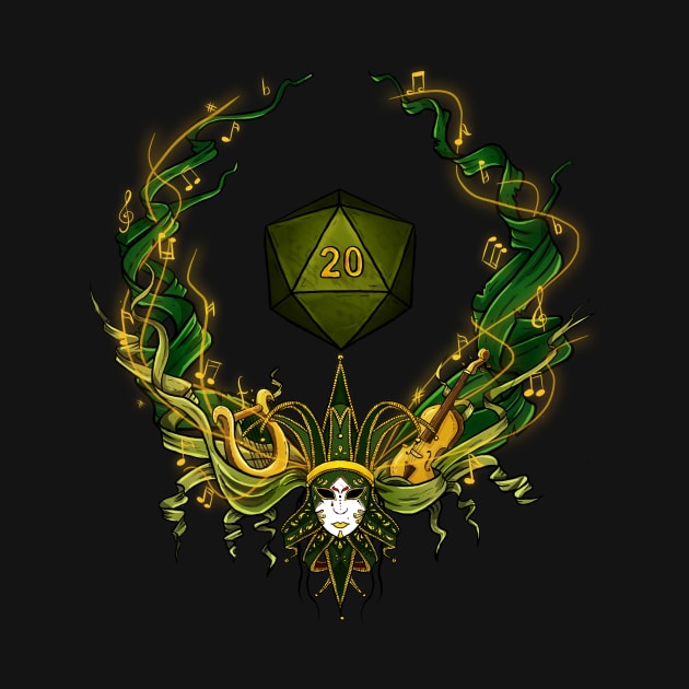 DnD bard symbol green by Avalon