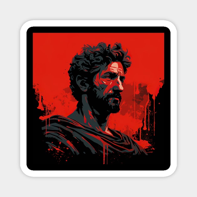 Marcus Aurelius Magnet by ComicsFactory