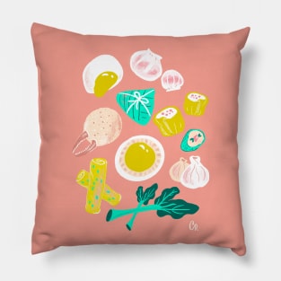 Eat Dim Sum by Cindy Rose Studio Pillow