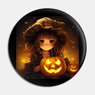 Halloween Jack o Lantern Pin