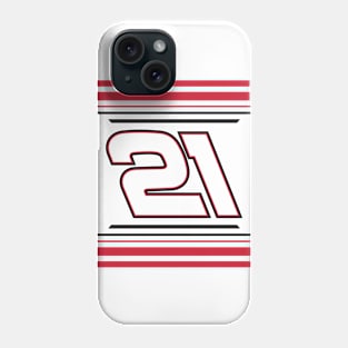 Austin Hill #21 2024 NASCAR Design Phone Case