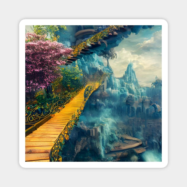 Stairway to heaven no.1 Magnet by moonspirits