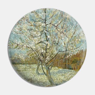 The Pink Peach Tree by Vincent van Gogh Pin