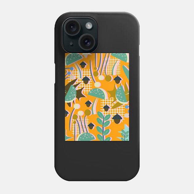 Autumn mushrooms Phone Case by cocodes