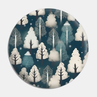 Chiyogami pattern, Japanese style trees Pin